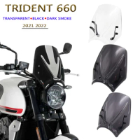 NEW Motorcycle Windscreen Accessories Windshield Baffle Air Wind Deflectors 2021 2022 Fit For TRIDENT Trident 660