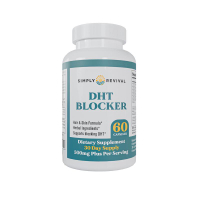 Simply Revival DHT Blocker - Hair & Skin Formula with Herbal Ingredients - 500mg Plus Per Serving -