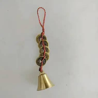 gantungan lonceng dan koin china 5 koin