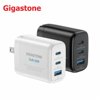 【Gigastone】65W PD GaN氮化鎵 三孔2C1A 快充充電器(PD-7653)-黑色