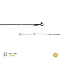 UBS Gelang Emas - Kkp5060g - 8k 17cm-Black Gold