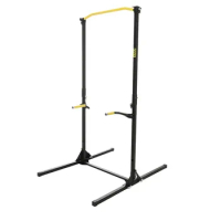 Wellshow Sport Strength Training Folding Portable Pull Up Bars Dip Bar Station Fitness Equipment