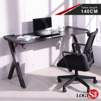 LOGIS  星海特工碳纖桌面電競桌-140CM 工作桌 電腦桌