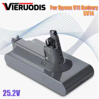 25.2V 6800mAh SV14 Battery Lithium Li-ion Vacuum Cleaner Rechargeable Battery for Dyson V11 Absolute V11 Animal SV15 970145-02