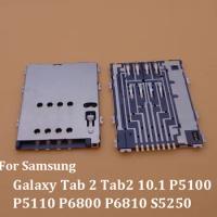 1pc Reader Sim Card Socket For Samsung Galaxy Tab 2 Tab2 10.1 P5100 P5110 P6800 P6810 S5250 Slot Tray Holder Connector