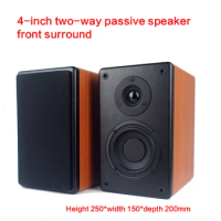100W 4 Inch 2-way Passive Speaker HIFI Home Theater Audio Speaker Front Surround Long Stroke High Bass High Power 50-20KHz