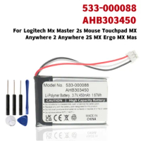 NEW Battery 533-000088, AHB303450 For Logitech Mx Master 2s Mouse Touchpad MX Anywhere 2 Anywhere 2S MX Ergo MX Mas
