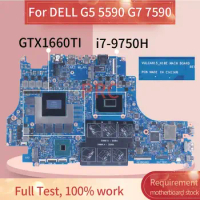 For DELL G5 5590 G7 7590 VULCAN15 N18E Laptop Motherboard 0T3CD6 0CNDTP 0MXHK3 GTX1660Ti/RTX2060/2070/2080 Notebook Mainboard