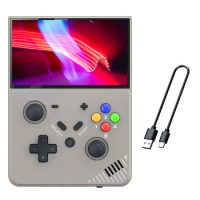 R43 PRO Handheld Game Console 64G 4.3 Inch 3D Home 4K HD M18 Retro Game Console Linux Sys For PSP PS1 N64