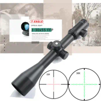 TEAGLE 3-30X55 FFP First Focus Plane Riflescope Tactical Gun Optical Aim Sight Rifle Scope For Hunting Airsoft Sight Fit .308