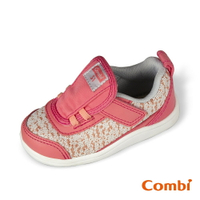 Combi日本康貝機能休閒童鞋-NICEWALK醫學級成長機能鞋A02PI粉(寶寶段.中小童段)