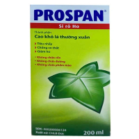 Prospan Cough Syrup 1.4g/200ml điều trị viêm đường hô hấp cấp có kèm ho