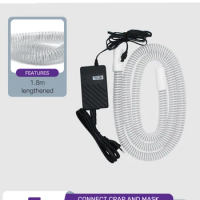 CPAP Heated Tube Pipe Hose 70 Inch 1.8M CPAP APAP BiPAP Respirator Heater Tubing For Sleeping Apnea Anti Sorning Free Shipping