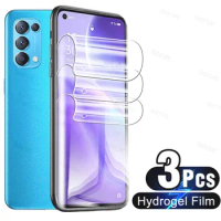 3Pcs Hydrogel Film For OPPO Reno 8 7 Z 6 5 Find X3 Neo X5 Lite Pro A91 A31 A5 A9 2020 A12 A17 Screen Protector Films