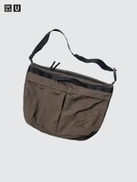 UNIQLO U Tas Bahu Packable Shoulder Bag DARK BROWN