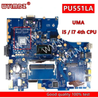 PU551LA Motherboard i5/i7-4th CPU Mainboard For ASUS PRO551L PU551LD PU551LA PU551L PU551 Laptop Motherboard 100% OK