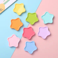 5pcs Cartoon bright five-pointed star resin flatback for craft diy supplies cabochons charms for jewelry nail art materials