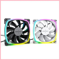 FAN CASE MONTECH AX120 RX120 PWM FAN X 3 BLACK / WHITE (ดูดออก) ประกันศูนย์ไทย COD