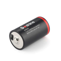 Soshine D R20 1.5V 1200 Times Low Self-discharge USB Rechargeable 6000mWh Lithium ion Battery Power Source for Flashlight