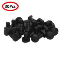 30Pc Rubber Bumpers Glass Table Top Spacers Home Cabinet Drawer Furniture Protect Embedded Stem Stoppers Anti Collision Hardware