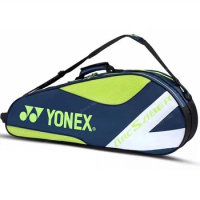 Light Weight Yonex Badminton Racket Bag For 3 Rackets With Shoe Compartment For Women Men