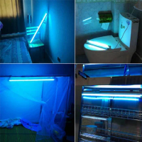 8W Germicidal Light T5 Tube UVC Kill Dust Mite Eliminator UV Quartz Lamp for Bedroom
