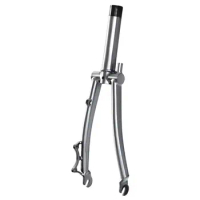 Titanium Front Fork with Disc Brake, Folding Bike Accessories, Bicycle Parts, Customized Available