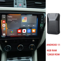 4GB+128GB USB Insert Android In CarPlay System AI Box For Peugeot 308 408 508 2008 4008 5008 2017-2020 Android TV Box