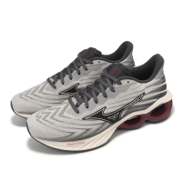 Mizuno 慢跑鞋 Wave Creation 25 男鞋 灰 黑 透氣 回彈 運動鞋 美津濃 J1GC2401-52