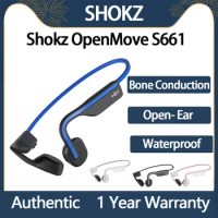 Original SHOKZ OpenMove Open-Ear Bluetooth Sport Headphone Bone Conduction Wireless Earphone Sweatproof for Running and Workouts
