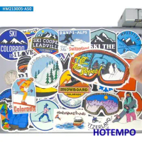 20/30/50PCS Ski Style Stickers Outdoor Sport Alpine Skiing Funny Decals for Scrapbook Luggage Bike Car Laptop Phone Sticker Toys