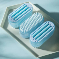 Multifunctional Soap Box Bathroom Roller Brush Type Soap Dish Holder Laundry Soap Drain Box Non-slip Foam Bubbler For Washing