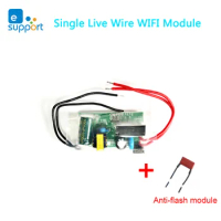 eWeLink Single Live Wire WIFI Module DIY mini wifi switch Timer Light Switch Remote Control Module Work With Alexa &amp; google home