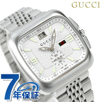 古馳 GUCCI Gクーペ クオーツ 手錶 品牌 男錶 男用 GUCCI YA131319 アナログ 白 白 スイス製 記念品