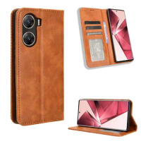 For Vivo V29E 5G V2303 Case Luxury Flip PU Leather Wallet Magnetic Adsorption Cover For Vivo V29e v2