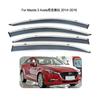 High Quality Window Visor Rain Shield Guard For Mazda 3 Axela 3 2014 2015 2016 2017 2018 2019