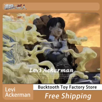 Attack On Titan Anime Figure 07 Curtain Call Figurine Levi Ackerman Action Figures Model Pvc Statue Doll Ornament Toys Gifts