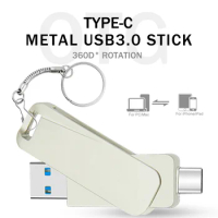 USB flash drive 128GB 64GB Type C pen drive 256GB pendrive for SmartPhone,PC metal u disk memoria USB 3.0 stick