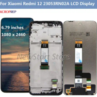 6.79'' Original For Xiaomi Redmi 12 LCD 23053RN02A Display Touch Screen Panel Digitizer For Xiaomi Redmi 12 Display LCD Screen