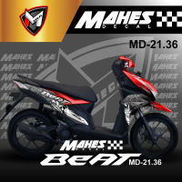 Decal Sticker Variasi Fullbody All New Beat 2020 Deluxe - Dekal Stiker Beat 2020 GRUNGE JOS MD21.36