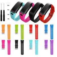 50PCS High quality Strap for Garmin Vivosmart HR Strap Sports Silicone Watch Band Bracelet Fitness Wristband with Tools