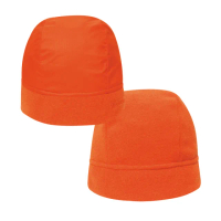 【Mountneer 山林】中性 雙面保暖直筒帽-橘色 12H05-49(毛帽/保暖帽/雙面帽/內刷毛)