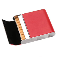Stainless Steel Cigarette Case Waterproof Metal Cigarette Holder Box Gifts for Father Husband Brothers