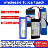 10pcs Battery for JBL Flip Charge Xtreme 1 2 3 4 5 for Harman Kardon Onyx Mini Go Play Speaker Bateria Xtreme1 Xtreme2 Charge3
