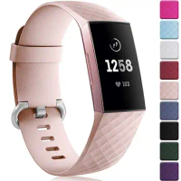 12 colors Smart watch Bracelet for Fitbit Charge 3 4 Strap sport Replace Accessories for fitbit band correa for fitbit charge3 4