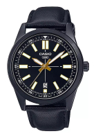 CASIO Casio Analog Leather Dress Watch (MTP-VD02BL-1E)