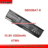 Genuine NB50BAT-6 Battery for Hasee ZX6-CP5S ZX6-CP5S1 QX-350 RX ZX6-CP5T LEVEL-15F-X090 Laptop 10.8V 4300mAh 47Wh