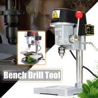 [COD] Mesin Bor Duduk Mini Drill Press 0.6-6.5mm 340W 16000RPM WOLIKE Drilling Pelubang Kecil Prakti