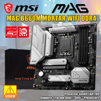 MSI MAG B660M Mortar WiFi DDR4 Motherboard 128G Desktop Intel B660 Chipset Socket LGA 1700 Intel Optane Memory Ready Micro ATX