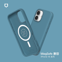 犀牛盾 iPhone 16/Plus/Pro/Pro Max SolidSuit(MagSafe兼容)超強磁吸手機殼-相機鍵開孔版